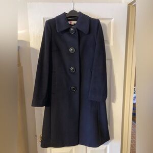 Boden women’s wool-blend coat, navy blue, 8P